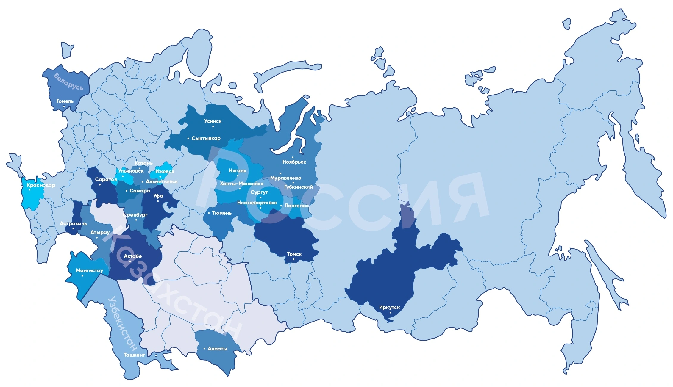 Карта поставок